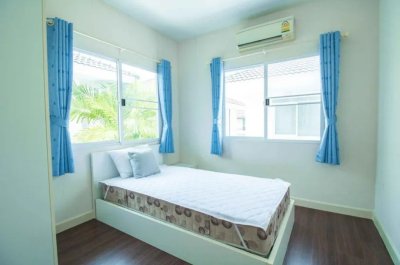 11R0257 ให้เช่าบ้านเดี่ยวสองชั้น 3ห้องนอน 2 ห้องน้ำ ราคา 35,000/เดือน โซนเกาะแก้ว