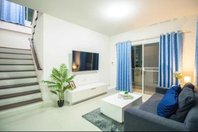 11R0257 ให้เช่าบ้านเดี่ยวสองชั้น 3ห้องนอน 2 ห้องน้ำ ราคา 35,000/เดือน โซนเกาะแก้ว