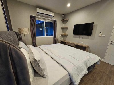 11R0292 ให้เช่าบ้านเดี่ยวสองชั้น 4 ห้องนอน 4 ห้องน้ำ 1 ห้องแม่บ้าน ราคา 100,000/เดือน โซนเกาะแก้ว