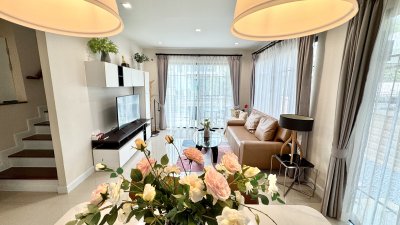 11R0300 ให้เช่าบ้านเดี่ยวสองชั้น 3 ห้องนอน 3 ห้องน้ำ ราคา 55,000/เดือน โซนเกาะแก้ว
