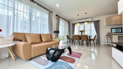 11R0300 ให้เช่าบ้านเดี่ยวสองชั้น 3 ห้องนอน 3 ห้องน้ำ ราคา 55,000/เดือน โซนเกาะแก้ว