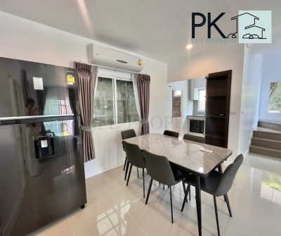 11R0302 ให้เช่าบ้านเดี่ยวสองชั้น 4ห้องนอน 2ห้องน้ำ ราคา 68,000/เดือน โซนเกาะแก้ว