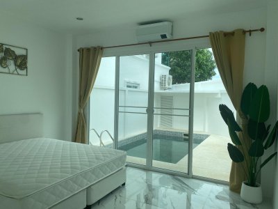 11R0303 ให้เช่า pool villa 4ห้องนอน 5ห้องน้ำ ราคา 90,000/เดือน โซนเกาะแก้ว