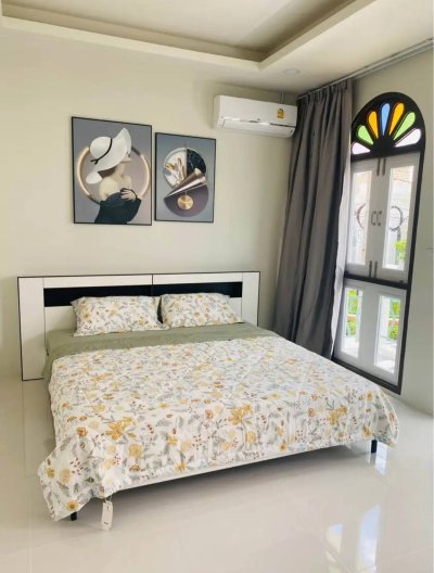 11R0315 ให้เช่าบ้านเดี่ยวสองชั้น 3ห้องนอน 3ห้องน้ำ ราคา 55,000/เดือน โซนเกาะแก้ว