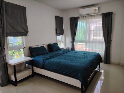 11R0322 ให้เช่าบ้านแฝดสองชั้น 3ห้องนอน 2ห้องน้ำ ราคา 35,000/เดือน โซนเกาะแก้ว