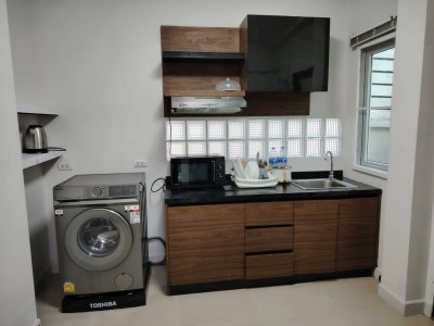 11R0322 ให้เช่าบ้านแฝดสองชั้น 3ห้องนอน 2ห้องน้ำ ราคา 35,000/เดือน โซนเกาะแก้ว