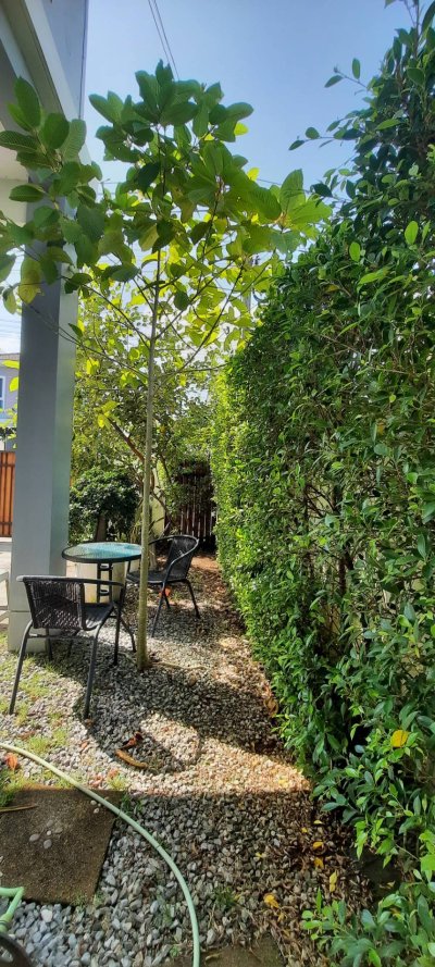 11R0331 ให้เช่าบ้านแฝดสองชั้น 3ห้องนอน 2ห้องน้ำ ราคา 36,000/เดือน โซนเกาะแก้ว