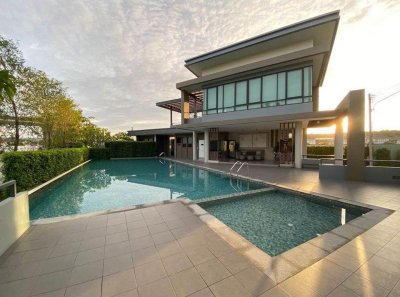 11R0343 ให้เช่าบ้านเดี่ยวสองชั้น 3ห้องนอน 3ห้องน้ำ ราคา 50,000/เดือน โซนเกาะแก้ว