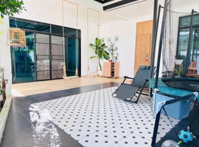 11R0346 ให้เช่าบ้านเดี่ยวสองชั้น 3ห้องนอน 3ห้องน้ำ ราคา 75,188/เดือน โซนเกาะแก้ว