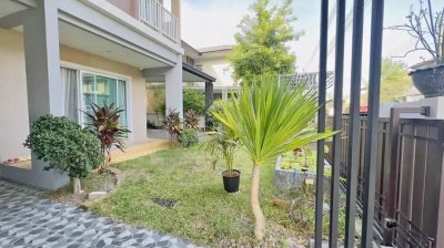 11R0355 ให้เช่าบ้านเดี่ยวสองชั้น 4ห้องนอน 3ห้องน้ำ ราคา 65,000/เดือน โซนเกาะแก้ว