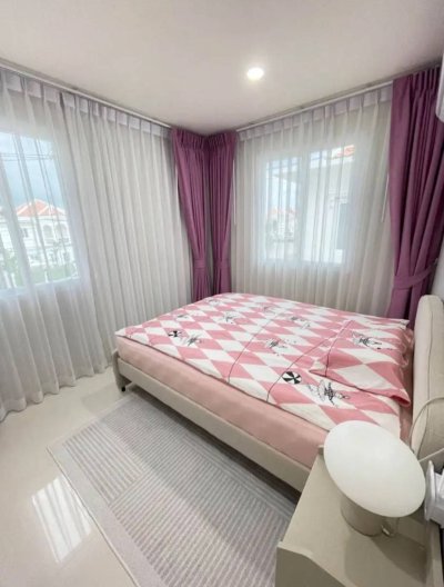 11R0356 ให้เช่าบ้านเดี่ยวสองชั้น 4ห้องนอน 3ห้องน้ำ ราคา 90,000/เดือน โซนเกาะแก้ว