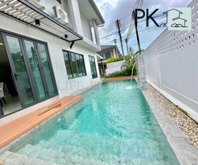 11R0365 ให้เช่า pool villa 4ห้องนอน 4ห้องน้ำ ราคา 120,000/เดือน โซนเกาะแก้ว