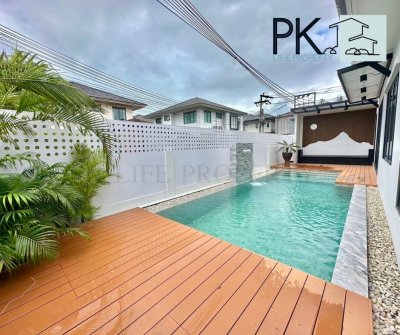 11R0365 ให้เช่า pool villa 4ห้องนอน 4ห้องน้ำ ราคา 120,000/เดือน โซนเกาะแก้ว