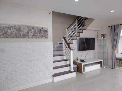 11R0367 ให้เช่าบ้านเดี่ยวสองชั้น 3ห้องนอน 2ห้องน้ำ ราคา 27,000/เดือน โซนเกาะแก้ว