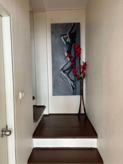 11R0370 ให้เช่าบ้านแฝดสองชั้น 3ห้องนอน 3ห้องน้ำ ราคา 27,000/เดือน โซนเกาะแก้ว