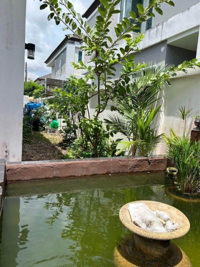 11R0370 ให้เช่าบ้านแฝดสองชั้น 3ห้องนอน 3ห้องน้ำ ราคา 27,000/เดือน โซนเกาะแก้ว