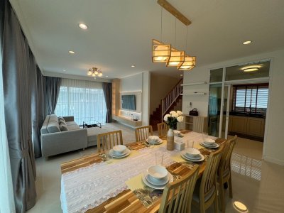11R0375 ให้เช่าบ้านเดี่ยวสองชั้น 3ห้องนอน 3ห้องน้ำ ราคา 55,000/เดือน โซนเกาะแก้ว