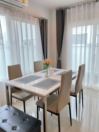 11R0377 ให้เช่าบ้านเดี่ยวสองชั้น 3ห้องนอน 2ห้องน้ำ ราคา 39,000/เดือน โซนเกาะแก้ว