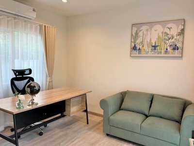 11R0411 ให้เช่าบ้านเดี่ยวสองชั้น 3 ห้องนอน 3 ห้องน้ำ ราคา 90,000/เดือน โซนเกาะแก้ว