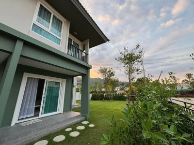 11R0411 ให้เช่าบ้านเดี่ยวสองชั้น 3 ห้องนอน 3 ห้องน้ำ ราคา 90,000/เดือน โซนเกาะแก้ว