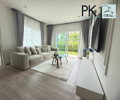 11R0425 ให้เช่าบ้านเดี่ยวสองชั้น 3 ห้องนอน 3 ห้องน้ำ ราคา 80,000/เดือน โซนเกาะแก้ว
