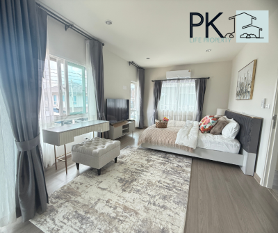 11R0425 ให้เช่าบ้านเดี่ยวสองชั้น 3 ห้องนอน 3 ห้องน้ำ ราคา 80,000/เดือน โซนเกาะแก้ว