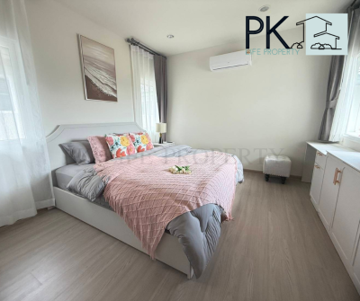 11R0425 ให้เช่าบ้านเดี่ยวสองชั้น 3 ห้องนอน 3 ห้องน้ำ ราคา 80,000/เดือน โซนเกาะแก้ว