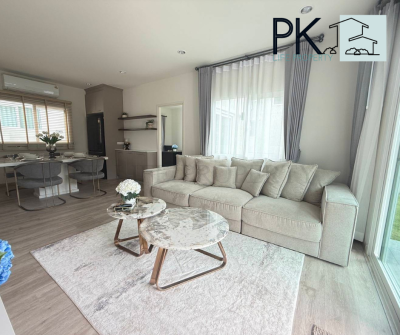 11R0425 ให้เช่าบ้านเดี่ยวสองชั้น 3 ห้องนอน 3 ห้องน้ำ ราคา 80,000/เดือน โซนเกาะแก้ว