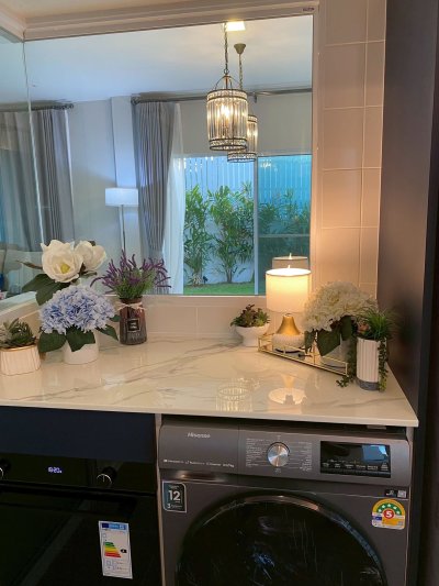 11R0435 ให้เช่าบ้านเดี่ยวสองชั้น 3 ห้องนอน 3 ห้องน้ำ ราคา 80,000/เดือน โซนเกาะแก้ว