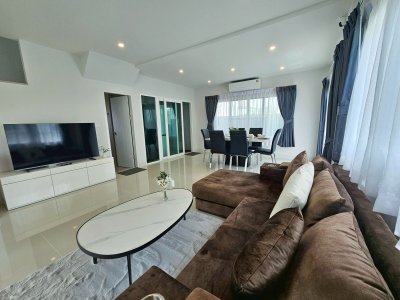 11R0475 ให้เช่าบ้านเดี่ยวสองชั้น 3 ห้องนอน 2 ห้องน้ำ ราคา 55,000/เดือน โซนเกาะแก้ว