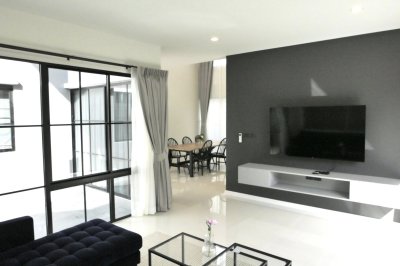 11R0488 ให้เช่าบ้านเดี่ยวสองชั้น 4 ห้องนอน 3 ห้องน้ำ ราคา 99,000/เดือน โซนเกาะแก้ว