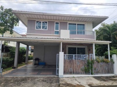 11R0492 ให้เช่าบ้านเดี่ยวสองชั้น 4 ห้องนอน 3 ห้องน้ำ ราคา 45,000/เดือน โซนเกาะแก้ว