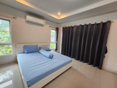 11R0492 ให้เช่าบ้านเดี่ยวสองชั้น 4 ห้องนอน 3 ห้องน้ำ ราคา 45,000/เดือน โซนเกาะแก้ว