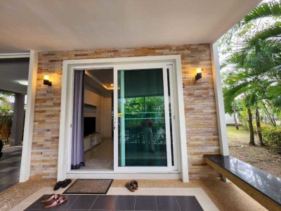 11R0492 ให้เช่าบ้านเดี่ยวสองชั้น 4 ห้องนอน 3 ห้องน้ำ ราคา 45,000/เดือน โซนเกาะแก้ว