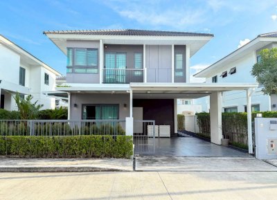 11R0494 ให้เช่าบ้านเดี่ยวสองชั้น 4 ห้องนอน 3 ห้องน้ำ ราคา 85,000/เดือน โซนเกาะแก้ว