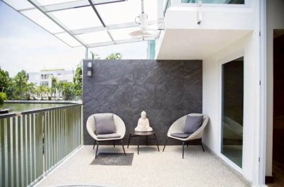 11R0498 ให้เช่าบ้านเดี่ยวสองชั้น 3 ห้องนอน 4 ห้องน้ำ ราคา 110,000/เดือน โซนเกาะแก้ว