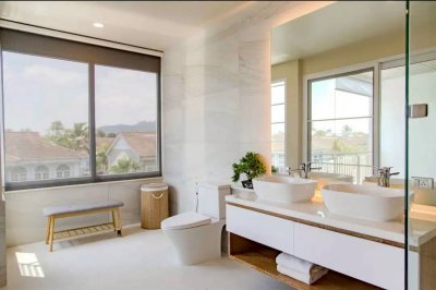 11R0498 ให้เช่าบ้านเดี่ยวสองชั้น 3 ห้องนอน 4 ห้องน้ำ ราคา 110,000/เดือน โซนเกาะแก้ว