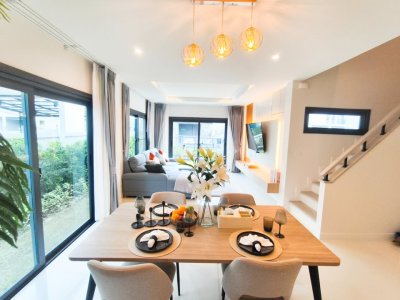 11R0501 ให้เช่าบ้านเดี่ยวสองชั้น 4 ห้องนอน 3 ห้องน้ำ ราคา 75,000/เดือน โซนเกาะแก้ว