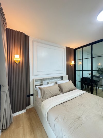 11R0502 คอนโดมิเนียม 1 ห้องนอน 1 ห้องน้ำ ให้เช่าเดือนละ 15,000 บาท โซนเกาะแก้ว