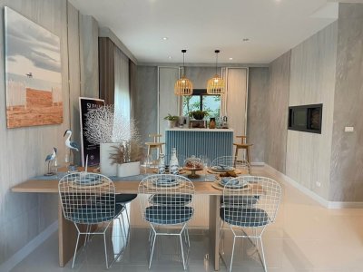 11R0503 ให้เช่าบ้านเดี่ยวสองชั้น 4 ห้องนอน 4 ห้องน้ำ ราคา 120,000/เดือน โซนเกาะแก้ว