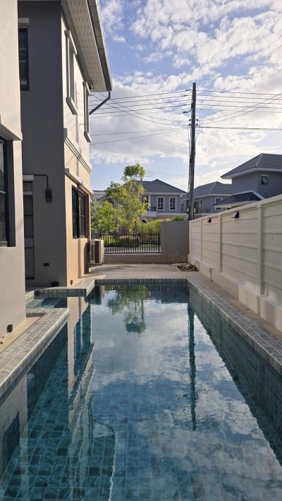 11R0509 ให้เช่า pool villa 4 ห้องนอน 3 ห้องน้ำ ราคา 110,000/เดือน โซนเกาะแก้ว