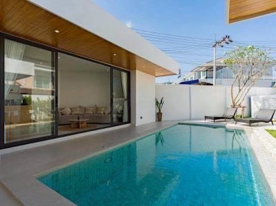 11R0518 ให้เช่า pool villa 3 ห้องนอน 2 ห้องน้ำ ราคา 85,000/เดือน โซนเกาะแก้ว