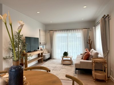 11R0542 ให้เช่าบ้านเดี่ยวสองชั้น 4 ห้องนอน 3 ห้องน้ำ ราคา 78,000/เดือน โซนเกาะแก้ว