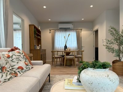 11R0542 ให้เช่าบ้านเดี่ยวสองชั้น 4 ห้องนอน 3 ห้องน้ำ ราคา 78,000/เดือน โซนเกาะแก้ว