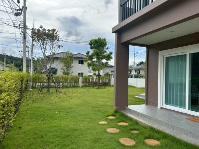 11R0542 ให้เช่าบ้านเดี่ยวสองชั้น 4 ห้องนอน 3 ห้องน้ำ ราคา 78,000/เดือน โซนเกาะแก้ว