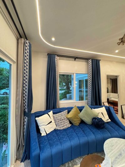 11R0550 ให้เช่าบ้านเดี่ยวสองชั้น 3 ห้องนอน 3 ห้องน้ำ ราคา 95,000/เดือน โซนเกาะแก้ว