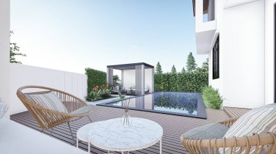 11S0070 Pool villa  for sale  14,900,000 These pool villa will offer over 70 sq.w  3 bedroom 3 bathroomThis is contemporary villa located in Kohkeaw .