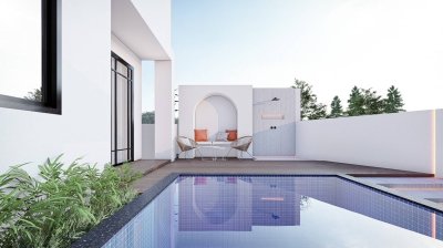 11S0070 Pool villa  for sale  14,900,000 These pool villa will offer over 70 sq.w  3 bedroom 3 bathroomThis is contemporary villa located in Kohkeaw .