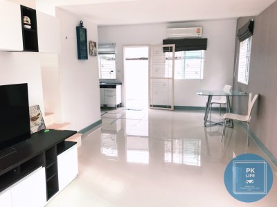 12R0107 ให้เช่าบ้านเเฝดสองชั้น 3ห้องนอน 2ห้องน้ำ ราคา 18,000/เดือน โซนถลาง