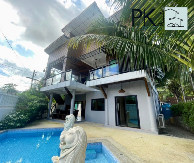 12R0210 ให้เช่า pool villa 3 ห้องนอน 3 ห้องน้ำ ราคา 50,000/เดือน โซนถลาง